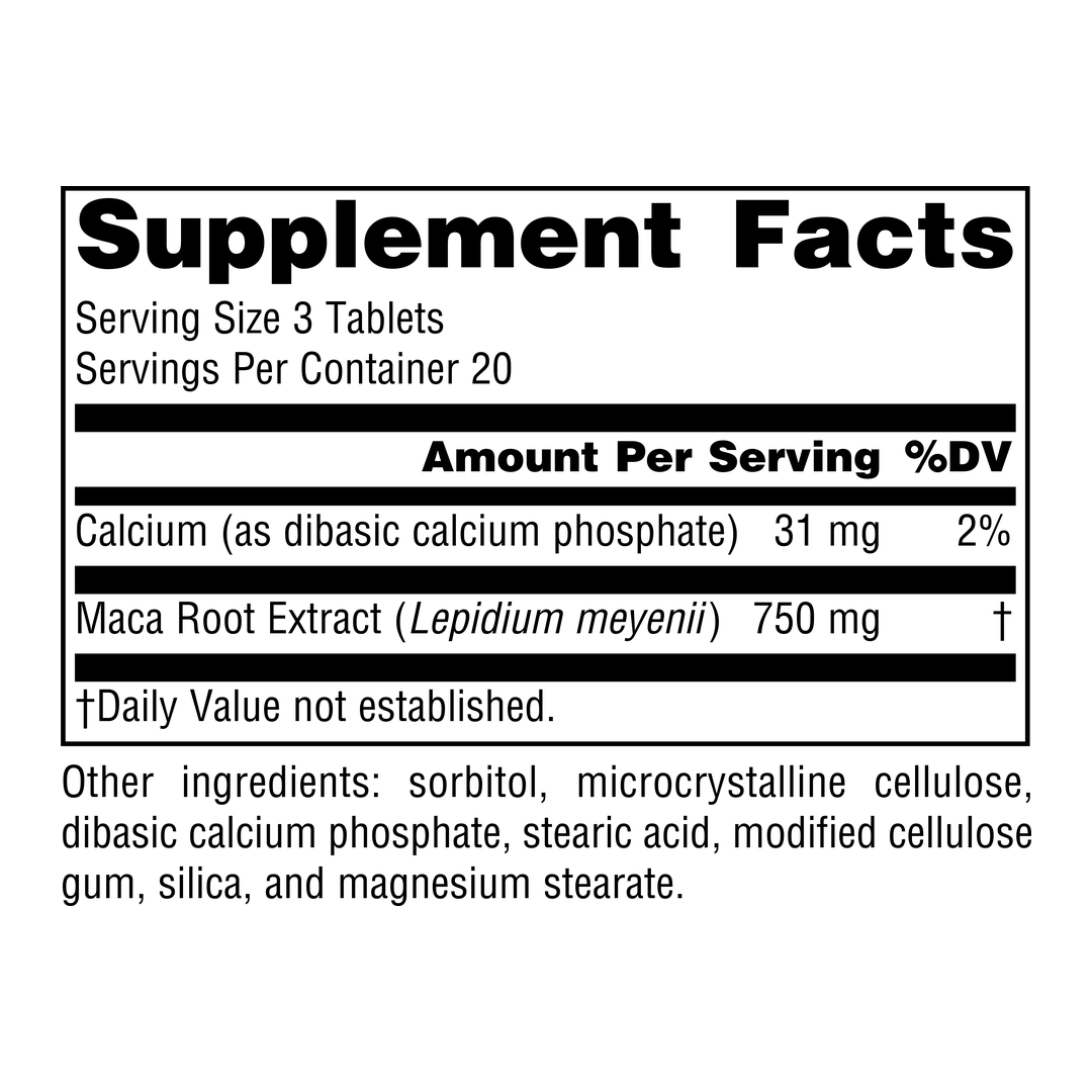 Source Naturals, Maca, 250 Mg, 60 Tablets