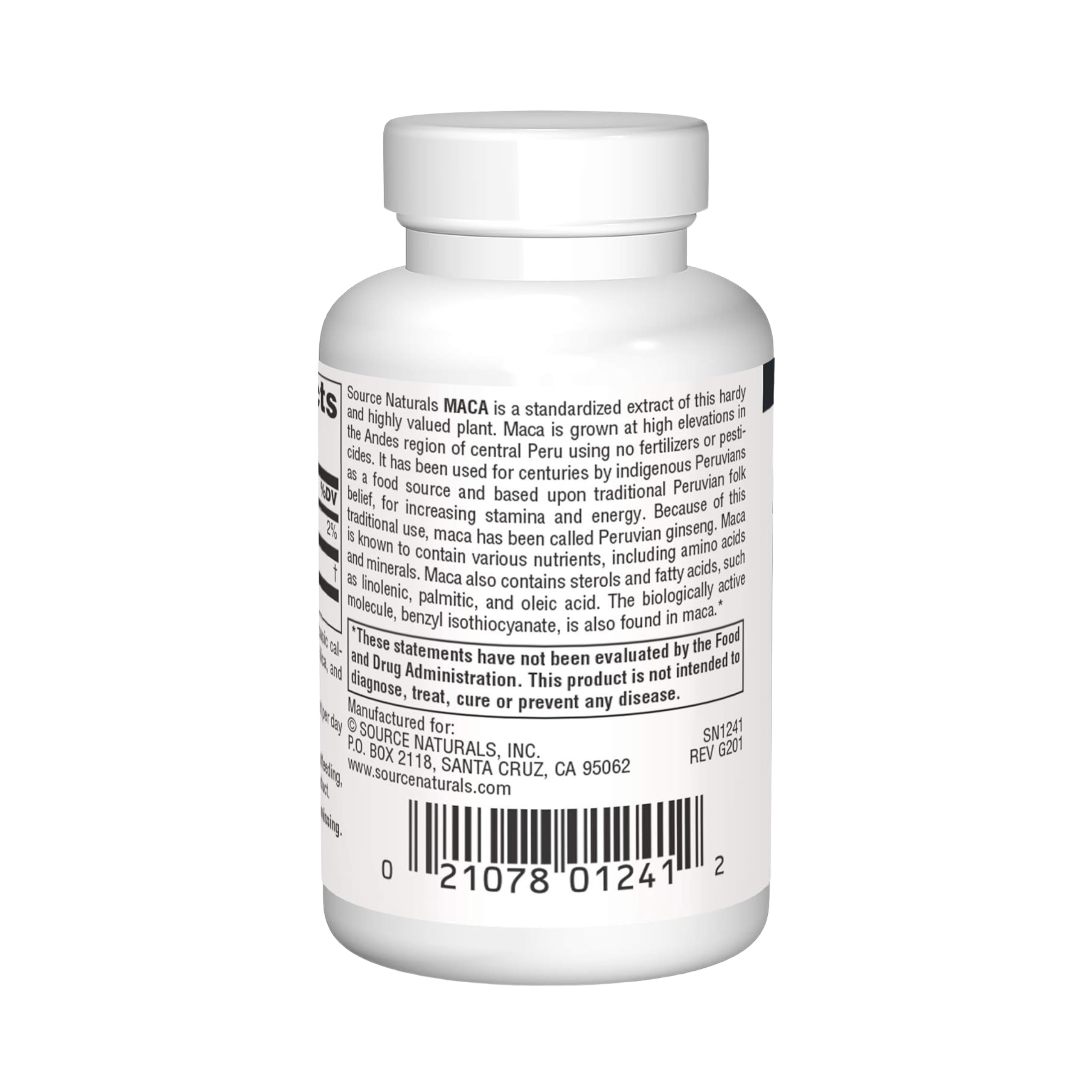 Source Naturals, Maca, 250 Mg, 60 Tablets