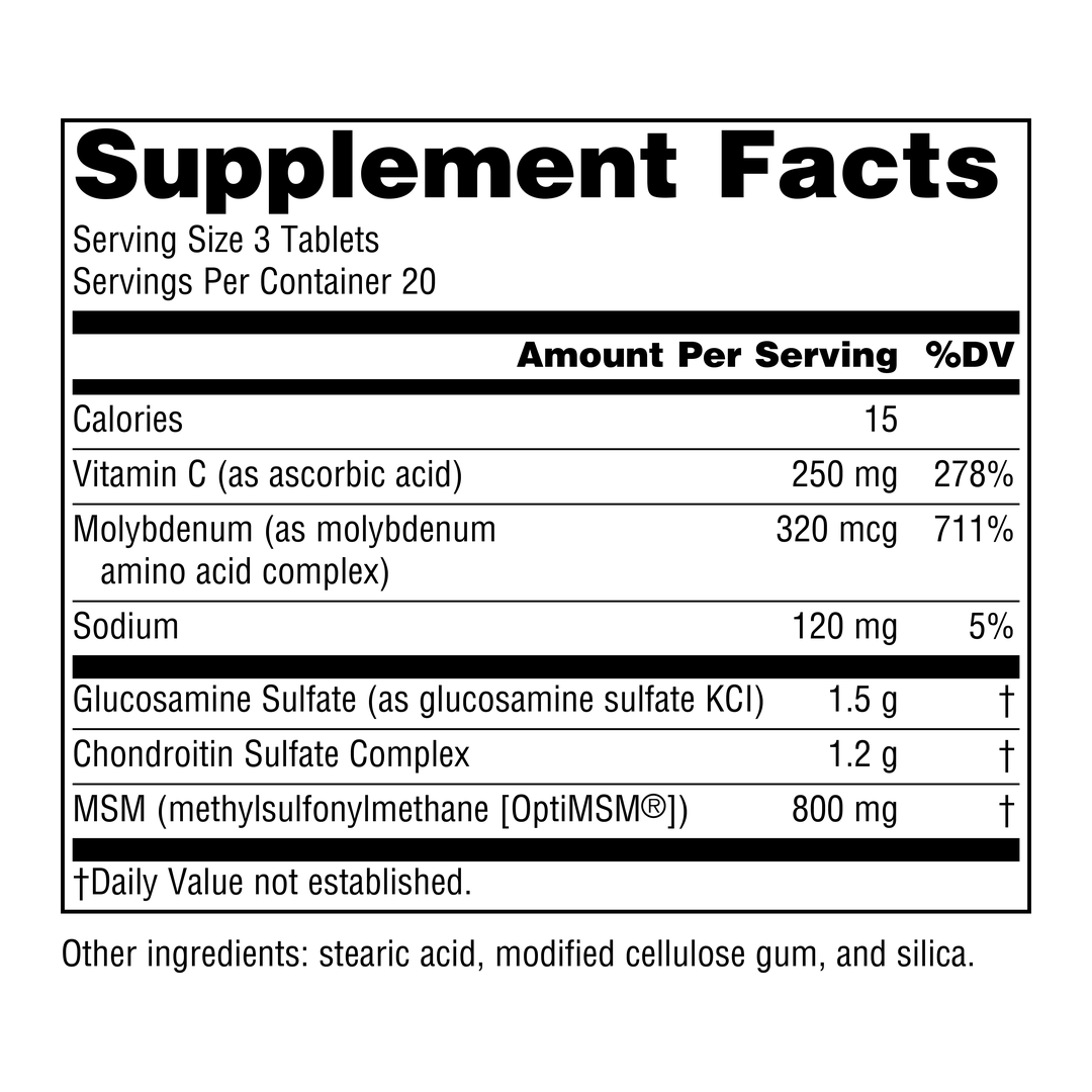 Source Naturals, Glucosamine Chondroitin Complex with MSM, 60 Tablets