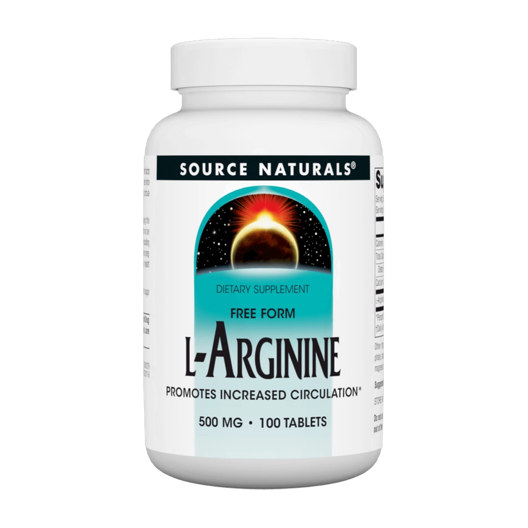 Source Naturals, L-Arginine, 500 Mg, 100 Tablets