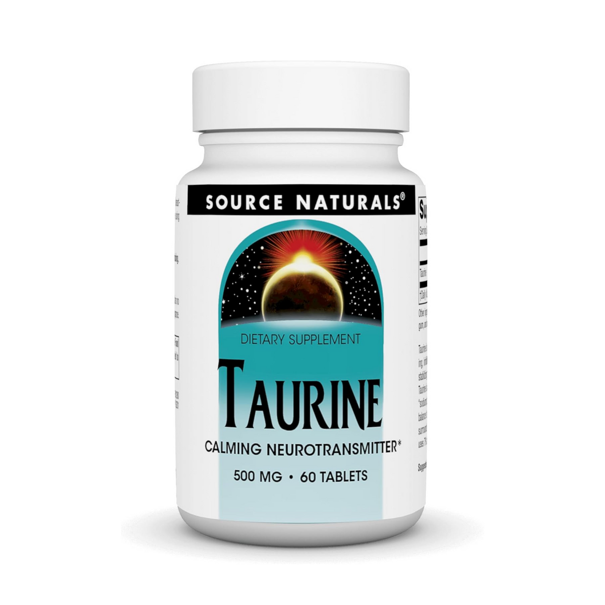 Source Naturals, Taurine, 500 Mg, 60 Tablets