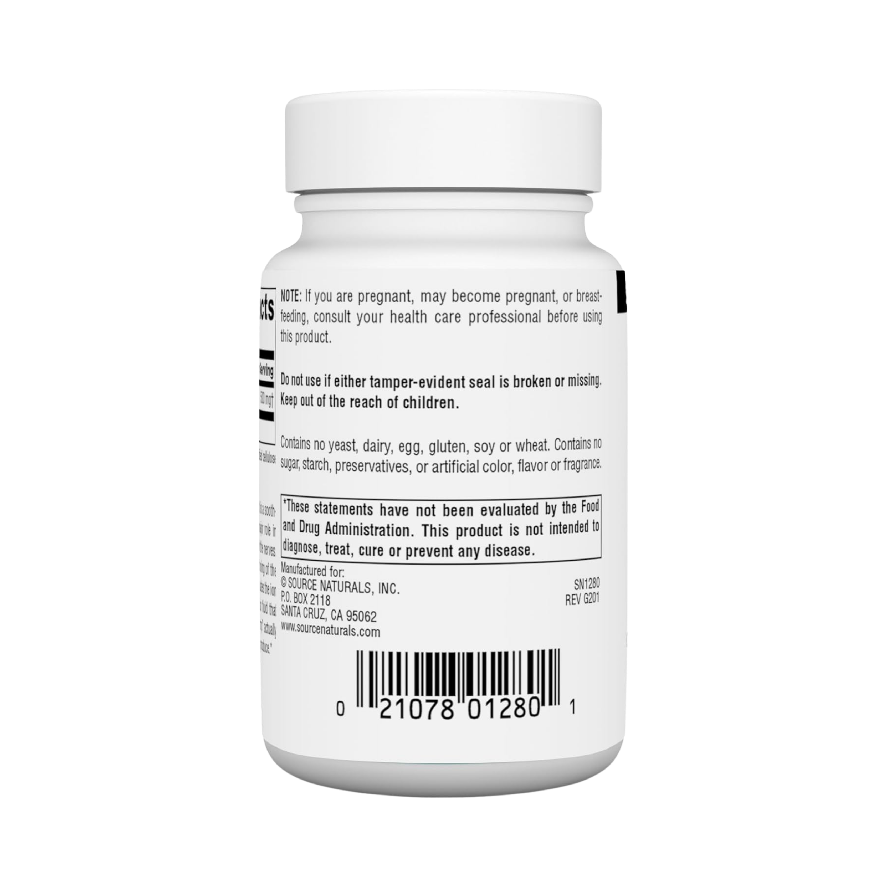 Source Naturals, Taurine, 500 Mg, 60 Tablets