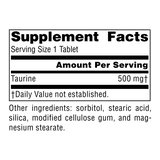 Source Naturals, Taurine, 500 Mg, 120 Tablets