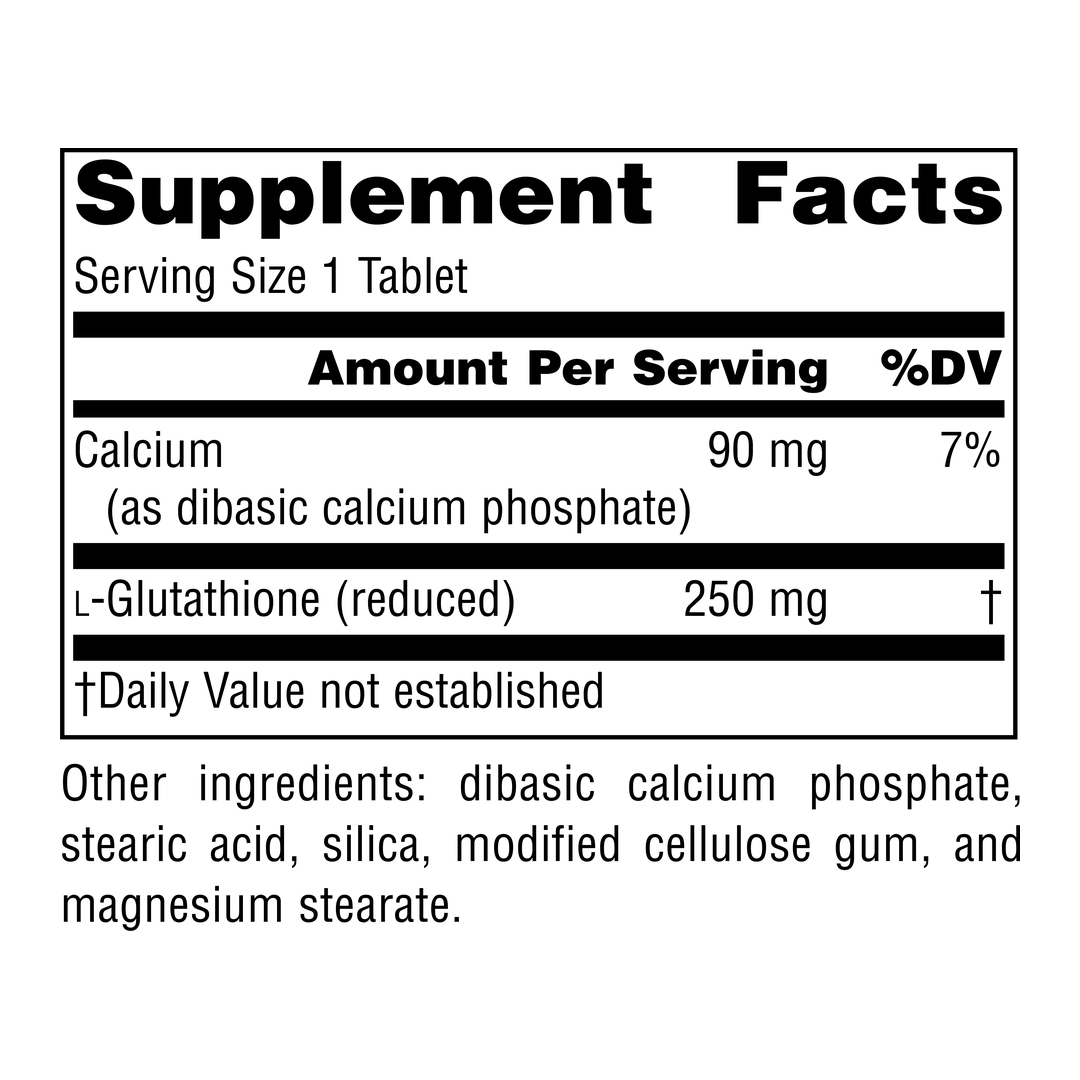 Source Naturals, Glutathione, Reduced, 250 Mg, 60 Tablets