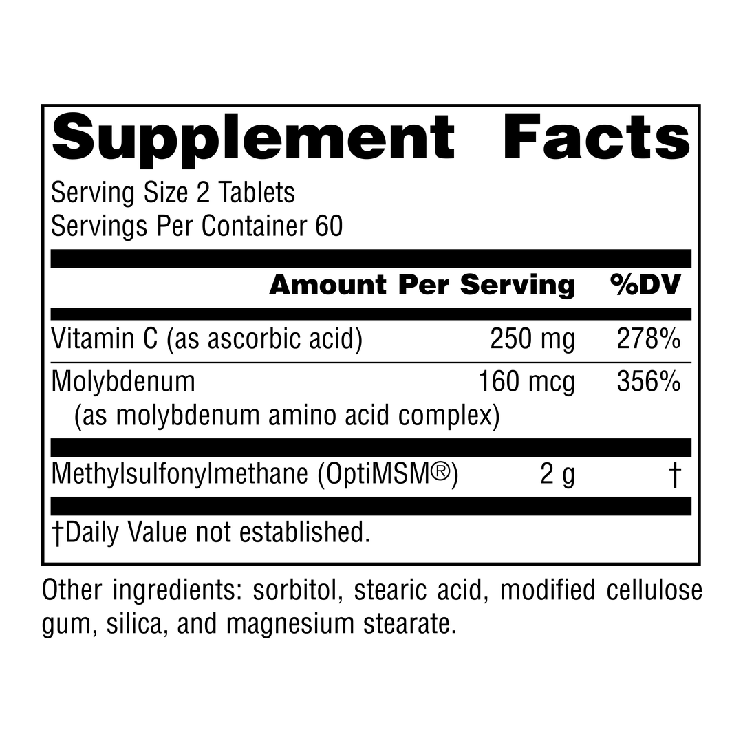 Source Naturals, MSM with Vitamin C, 1000 Mg, 120 Tablets