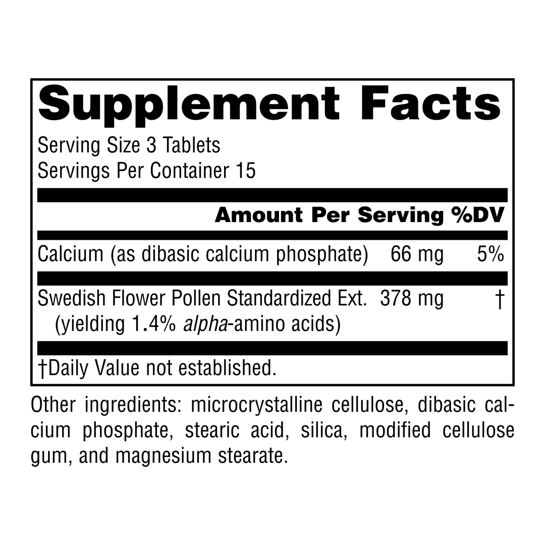 Source Naturals, Swedish Flower Pollen, 45 Tablets