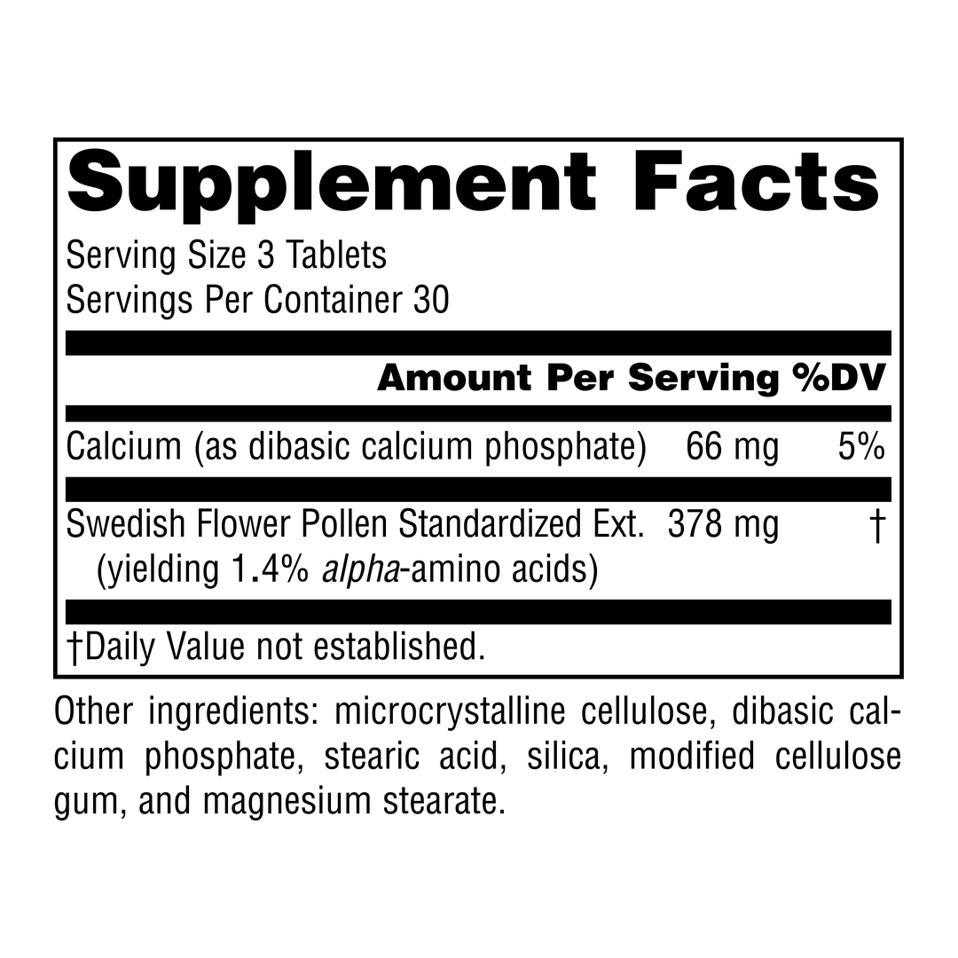 Source Naturals, Swedish Flower Pollen, 90 Tablets
