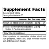 Source Naturals, Swedish Flower Pollen, 90 Tablets