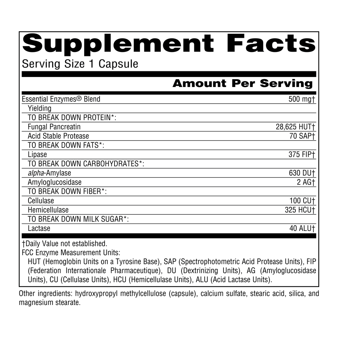 Source Naturals, Essential Enzymes Daily, 500 Mg, 120 Vegi Capsules