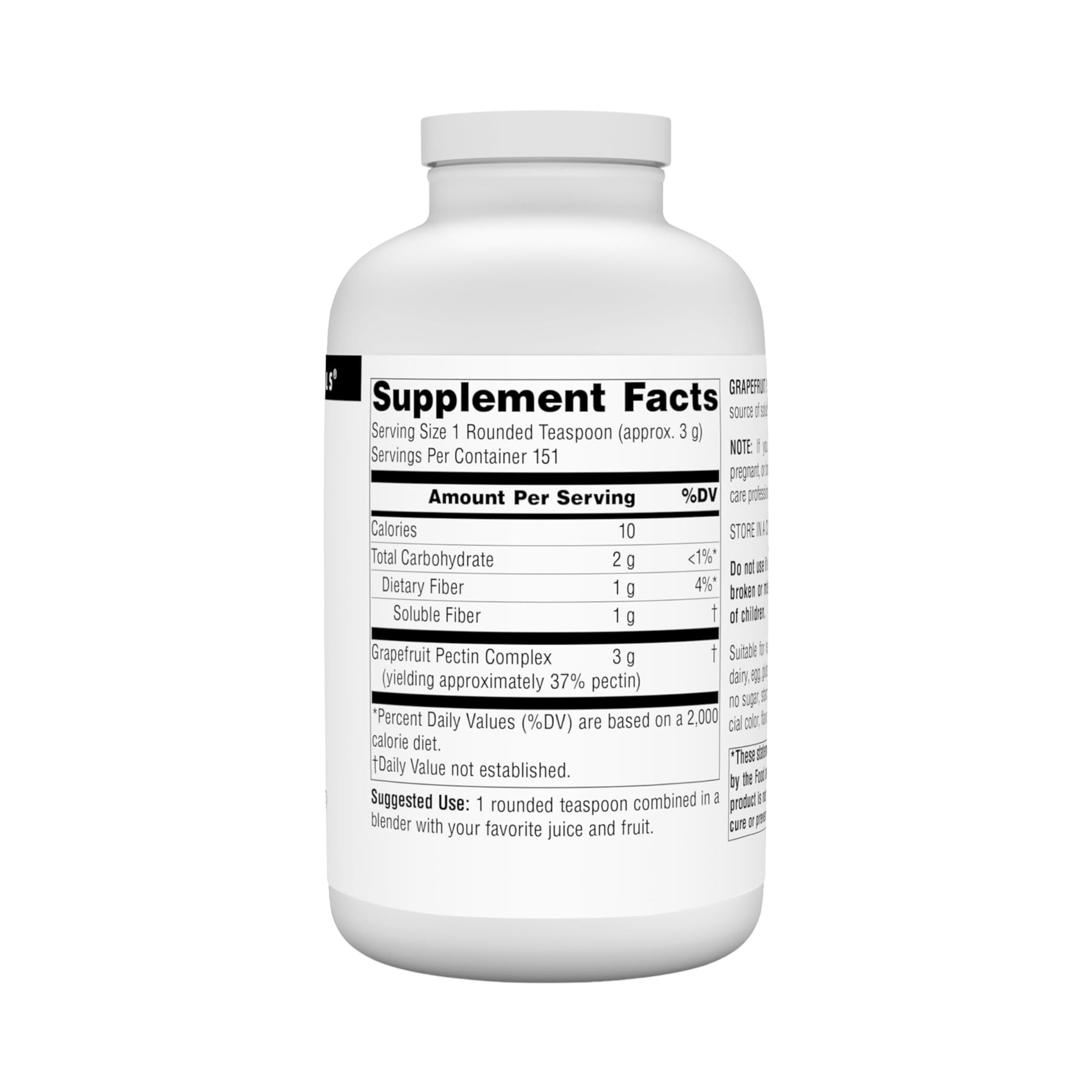 Source Naturals, Grapefruit Pectin, 16 Powder