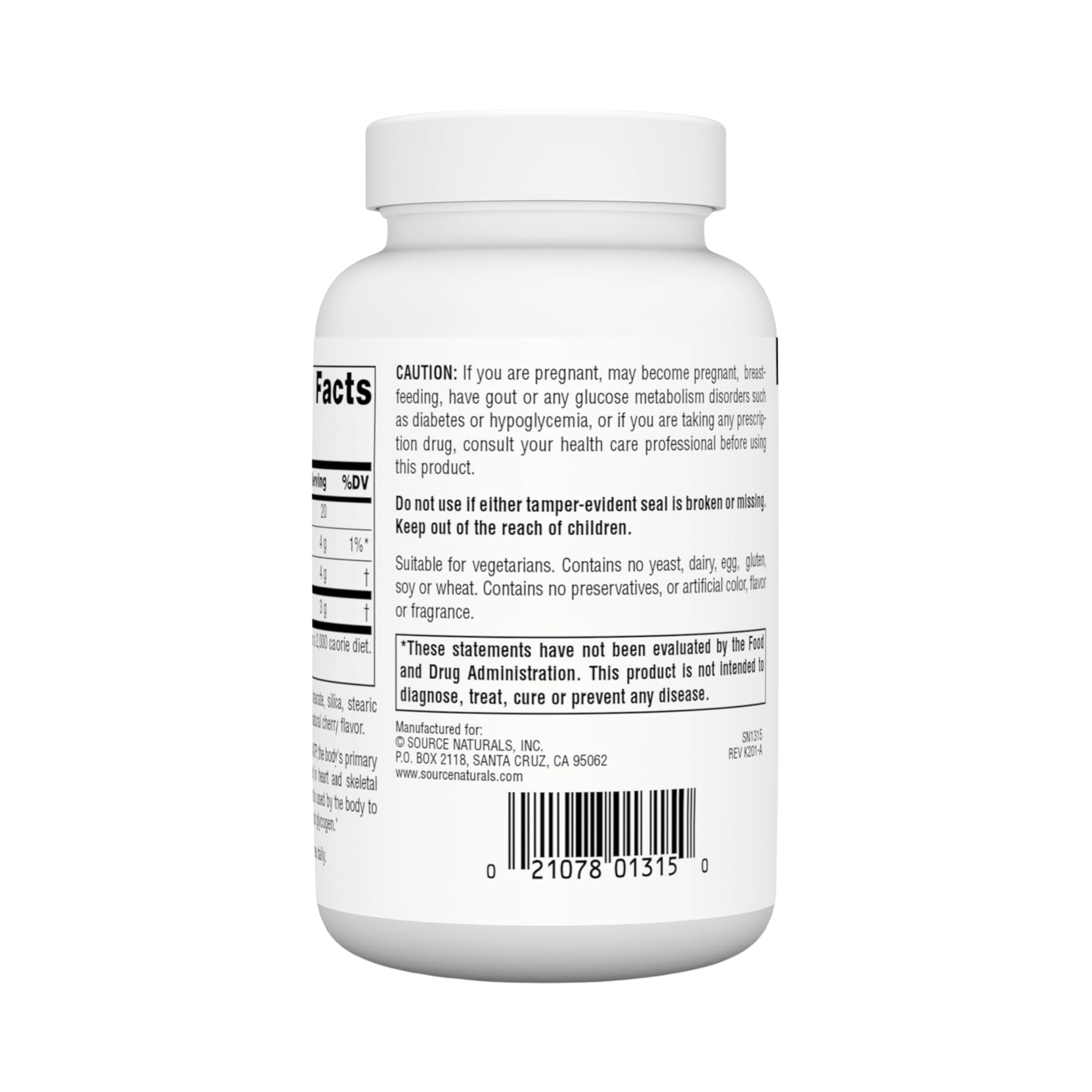 Source Naturals, D-Ribose, 60 Fruit Chewables