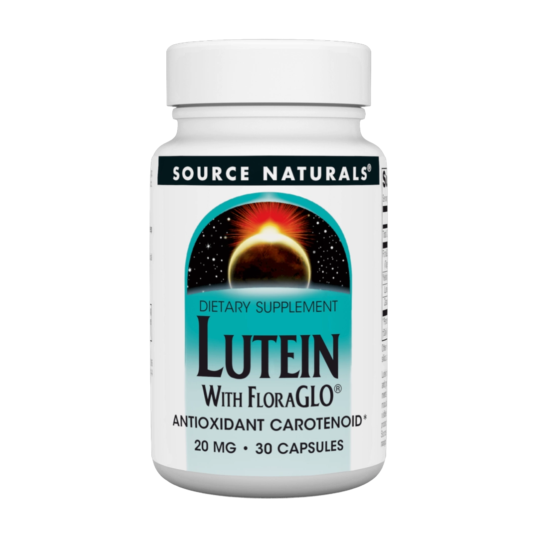 Source Naturals, Lutein with FloraGLO, 20 Mg, 30 Capsules