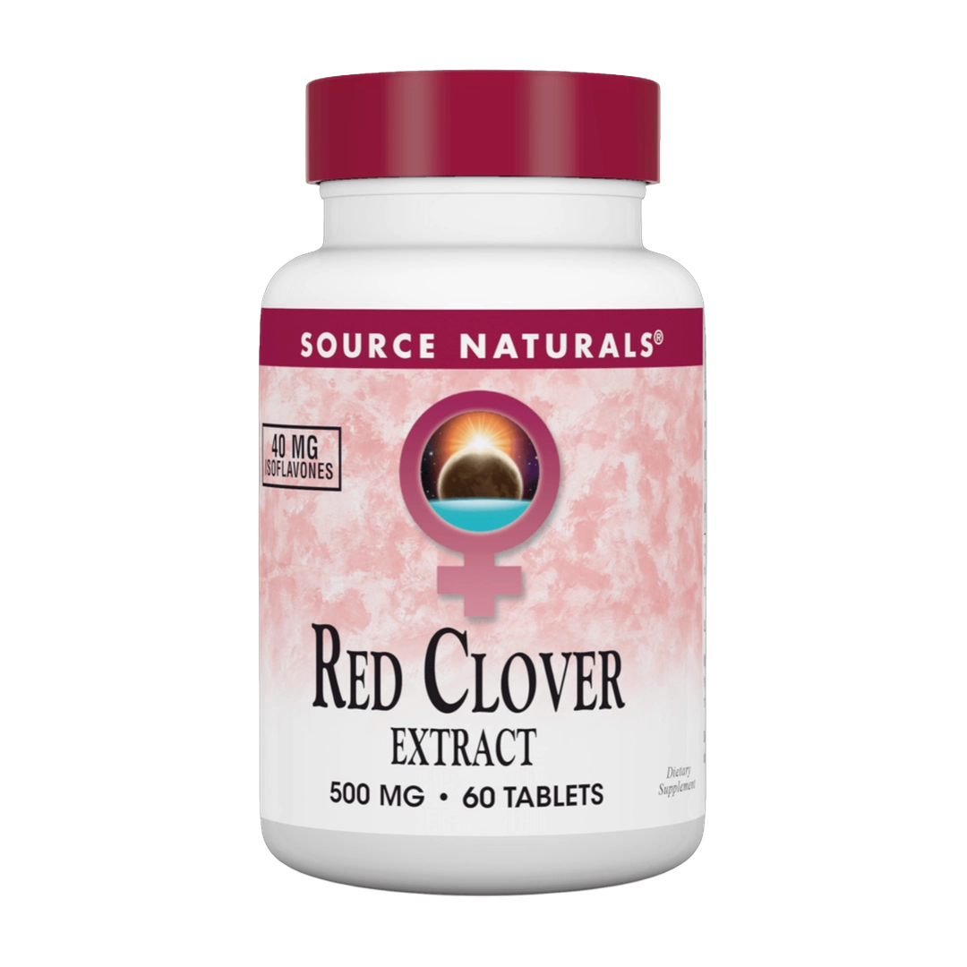 Source Naturals, Red Clover Extract (Women's Line Label) 500 Mg, 60 Tablets