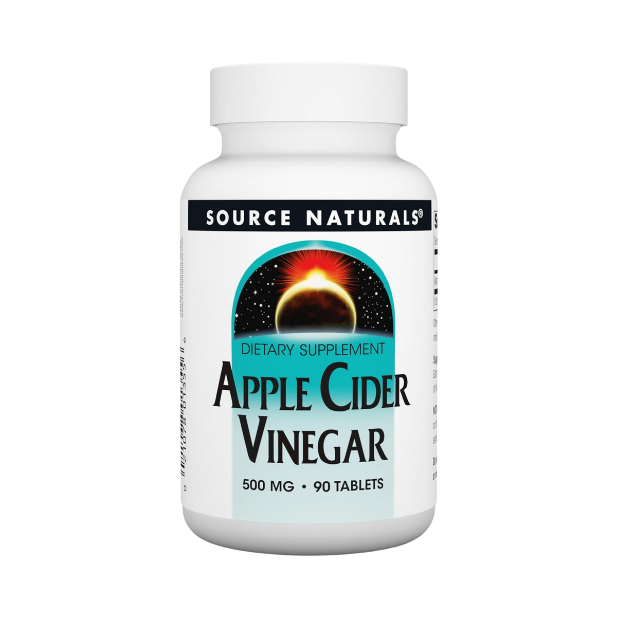Source Naturals, Apple Cider Vinegar, 500 Mg, 90 Tablets