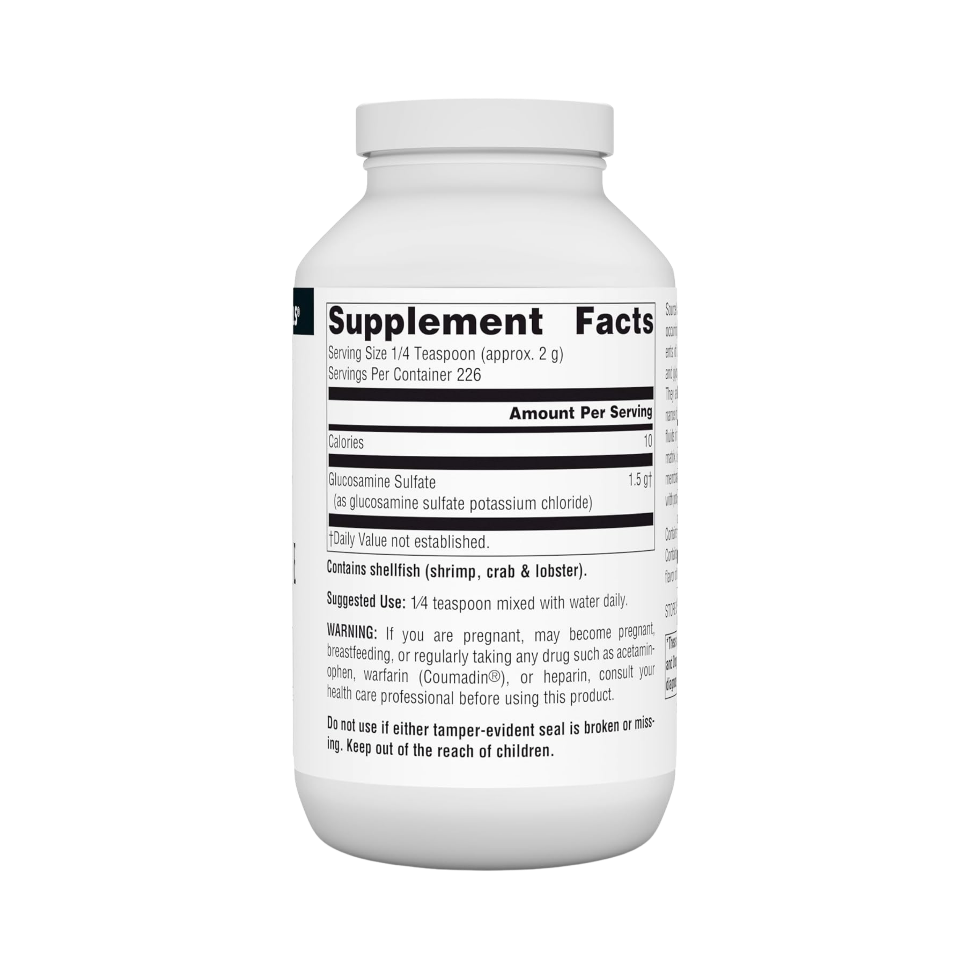 Source Naturals, Glucosamine Sulfate, 16 Powder