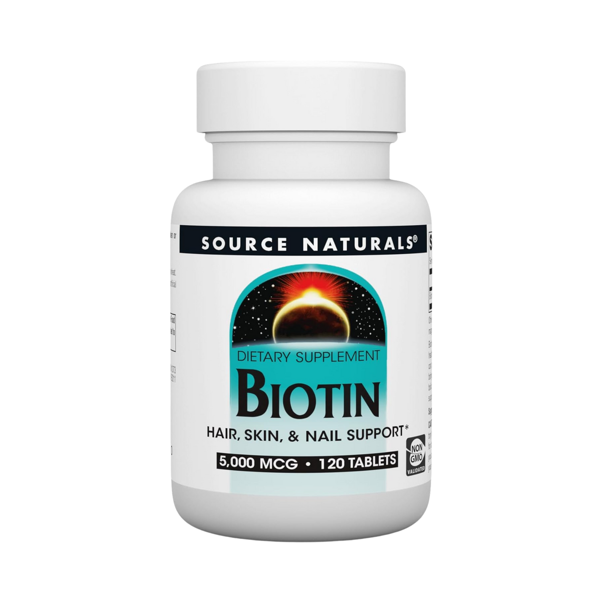 Source Naturals, Biotin, 5000 Mcg, 120 Tablets