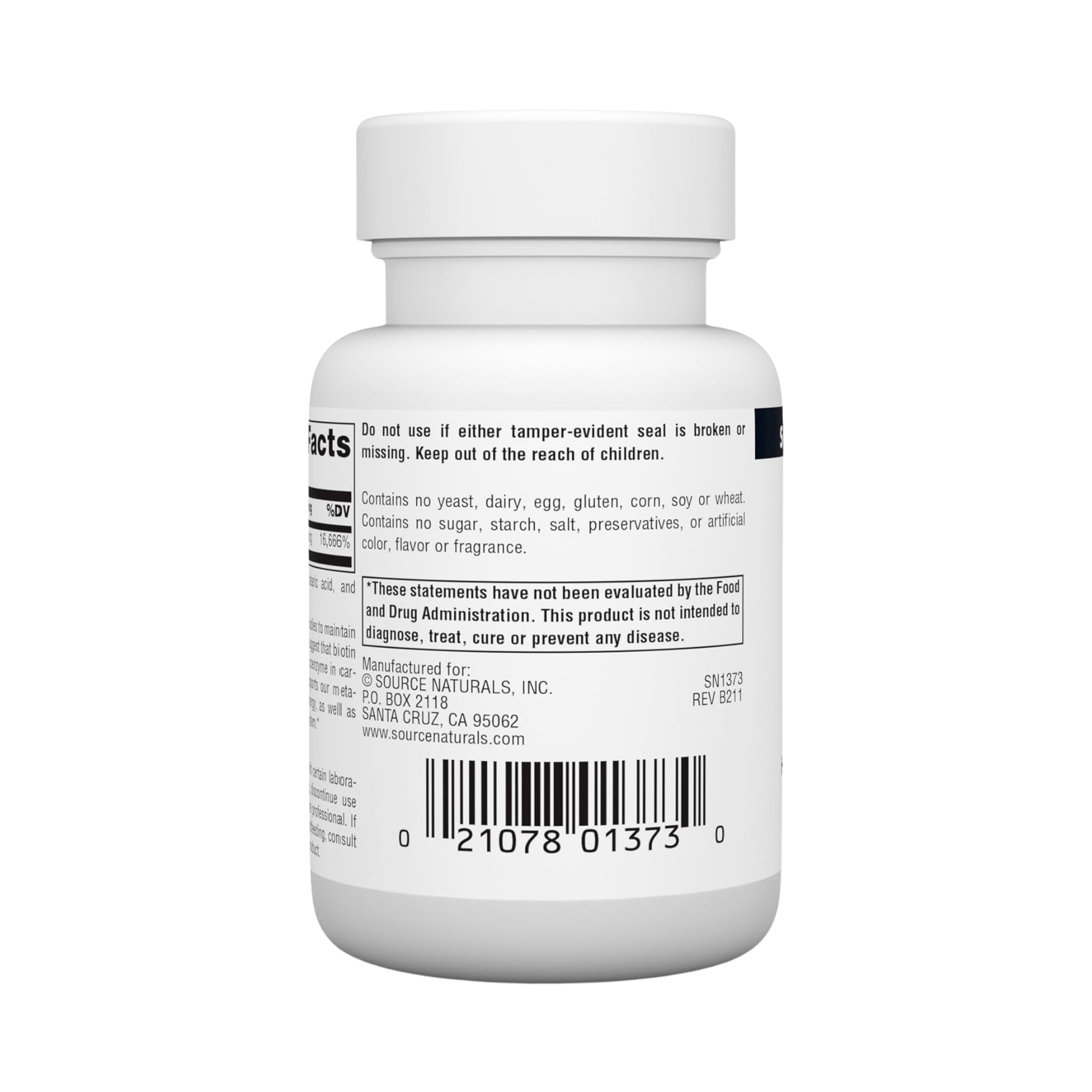 Source Naturals, Biotin, 5000 Mcg, 120 Tablets