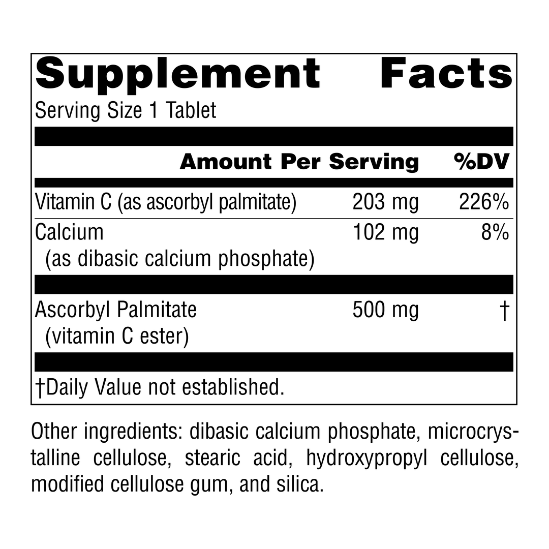Source Naturals, Ascorbyl Palmitate, 500 Mg, 90 Tablets