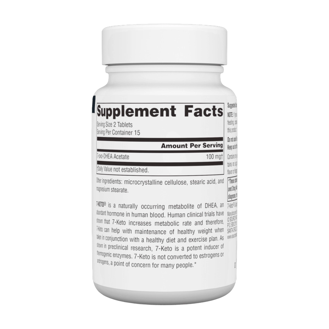 Source Naturals, 7-Keto DHEA Metabolite, 50 Mg, 30 Tablets