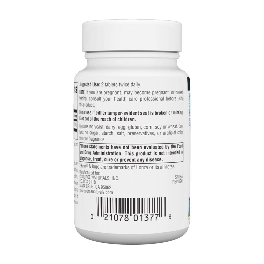 Source Naturals, 7-Keto DHEA Metabolite, 50 Mg, 30 Tablets