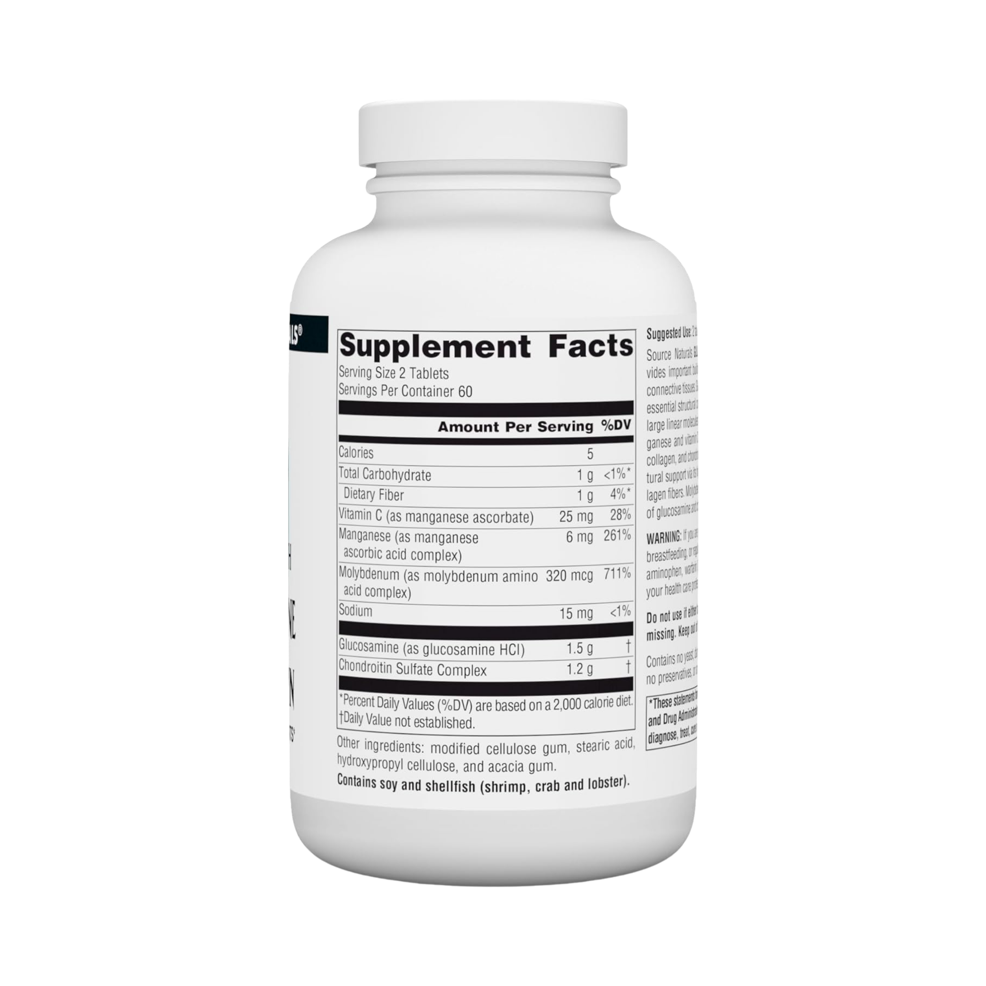 Source Naturals, Glucosamine Chondroitin, Extra Strength, 120 Tablets