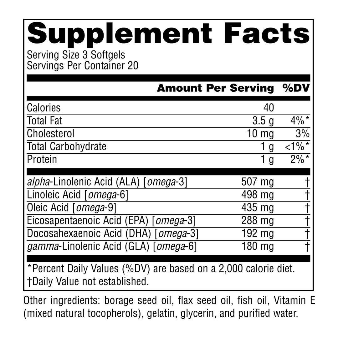 Source Naturals, Complete Essential Fatty Acids, 60 Softgels