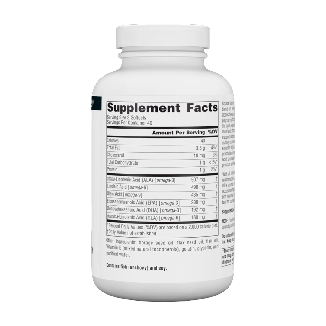Source Naturals, Complete Essential Fatty Acids, 120 Softgels