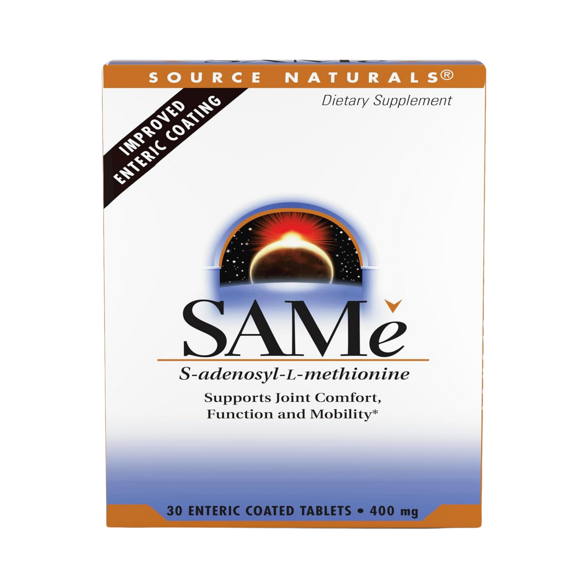 Source Naturals, SAMe, 400 Mg, 30 Tablets