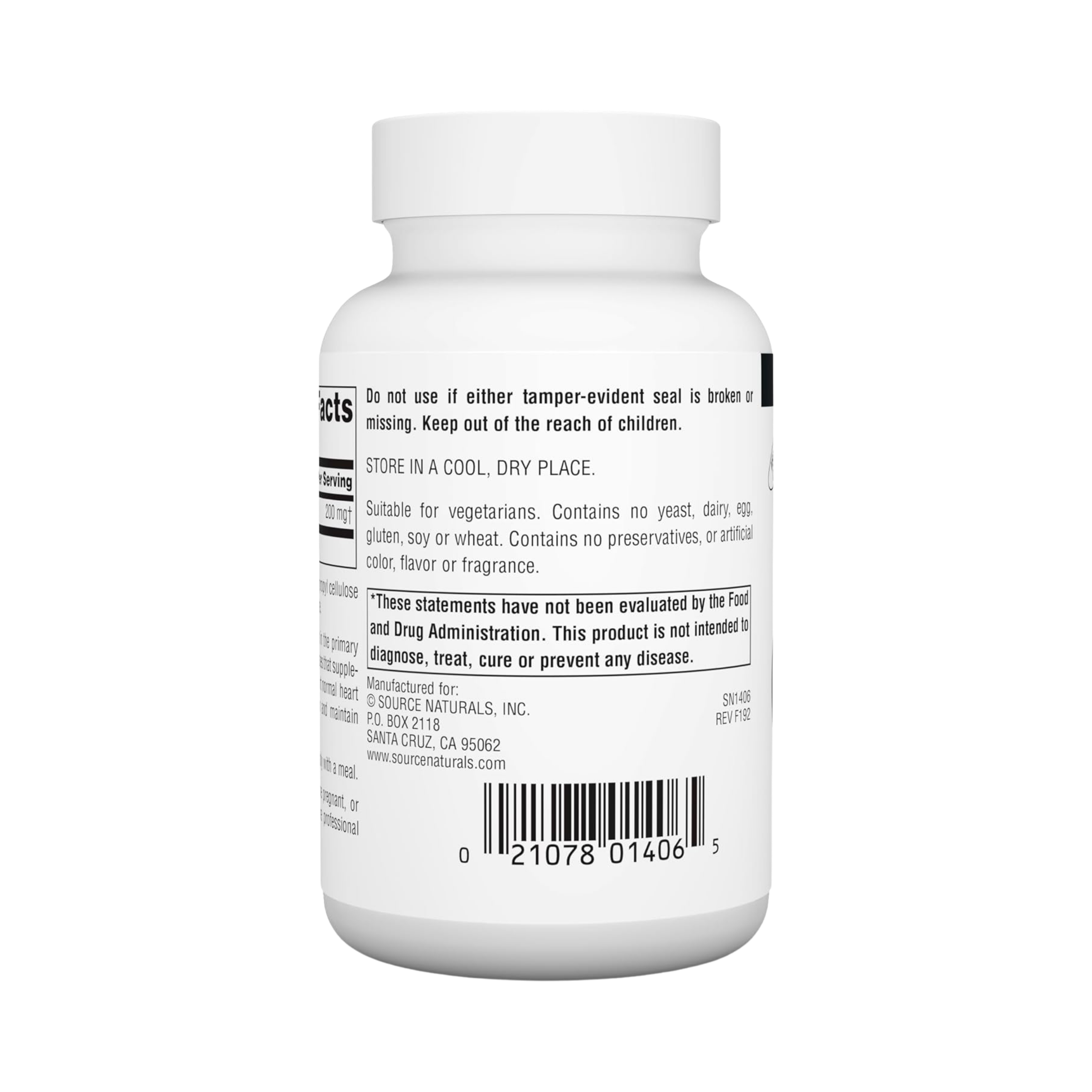 Source Naturals, Coenzyme Q10, 200 Mg, 60 Vegi Capsules