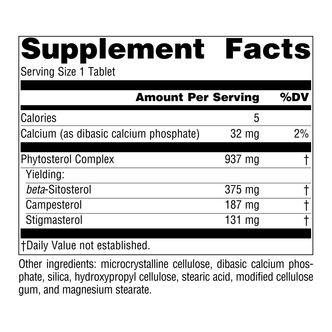 Source Naturals, Beta Sitosterol, Mega Strength, 375 Mg, 60 Tablets