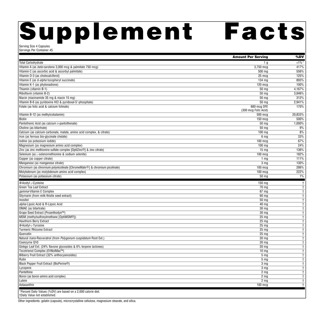 Source Naturals, Life Force Multiple, 180 Capsules