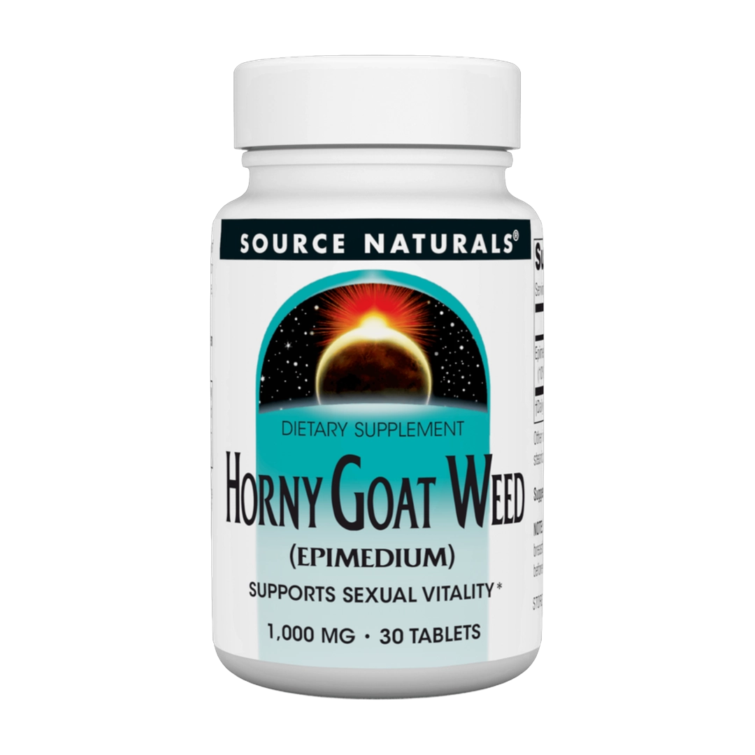 Source Naturals, Horny Goat Weed, 1000 Mg, 30 Tablets