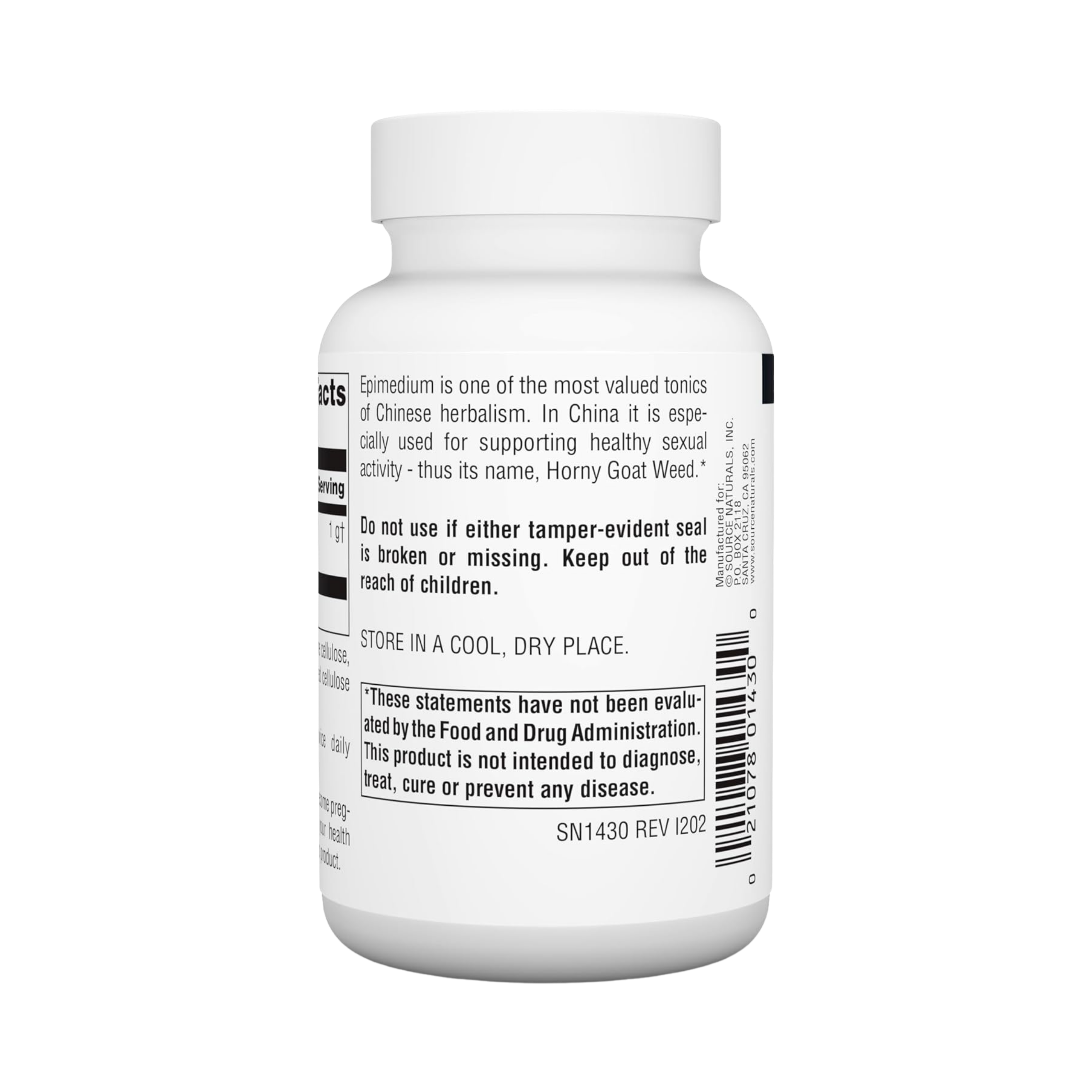 Source Naturals, Horny Goat Weed, 1000 Mg, 60 Tablets