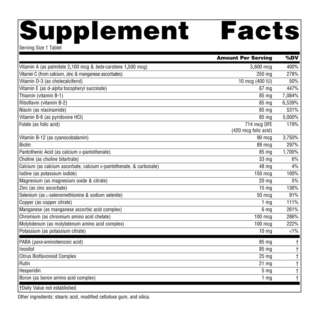 Source Naturals, Mega-One Multiple, No Iron, 60 Tablets
