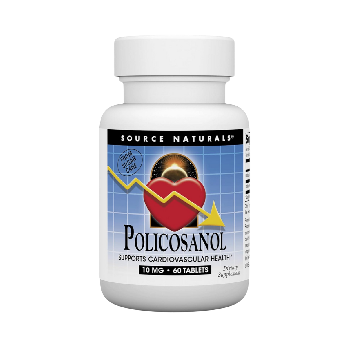 Source Naturals, Policosanol, 10 Mg, 60 Tablets