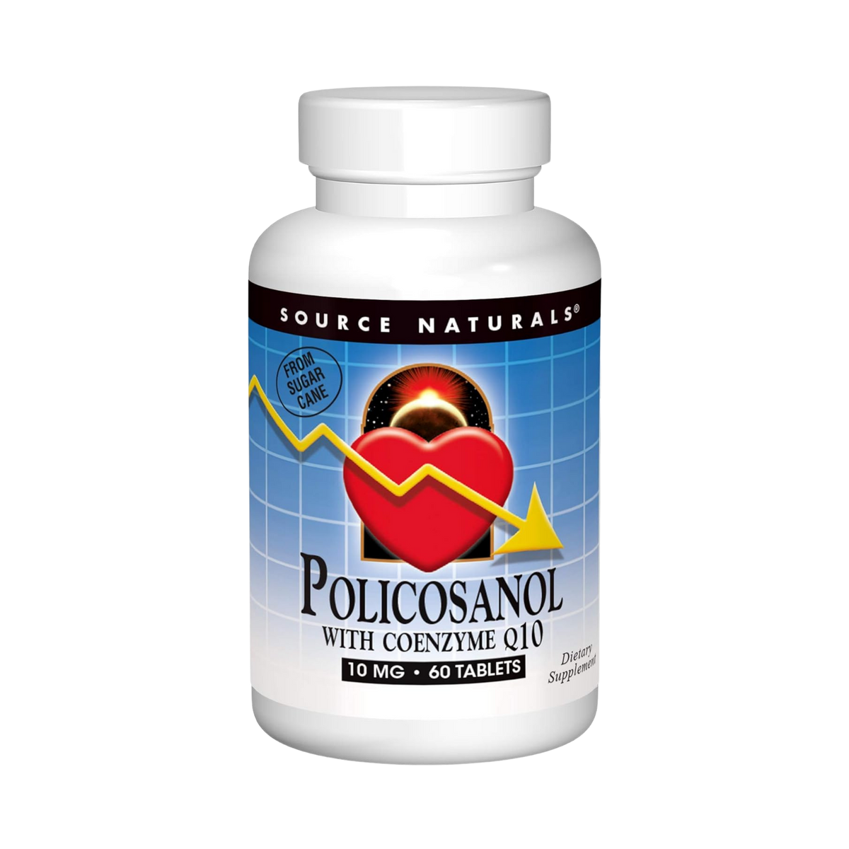 Source Naturals, Policosanol with Coenzyme Q10, 10 Mg, 60 Tablets