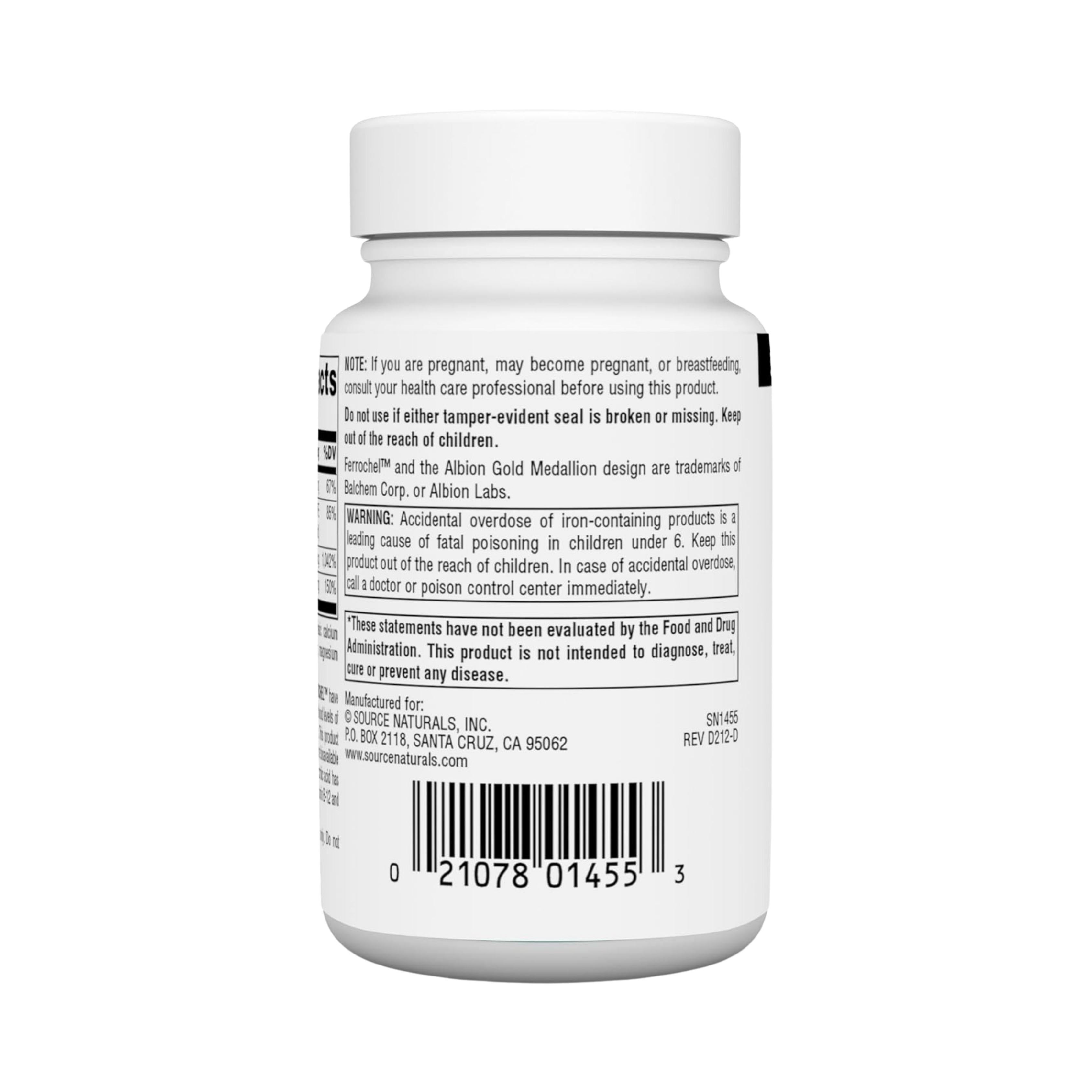 Source Naturals, Advanced Ferrochel, 90 Tablets