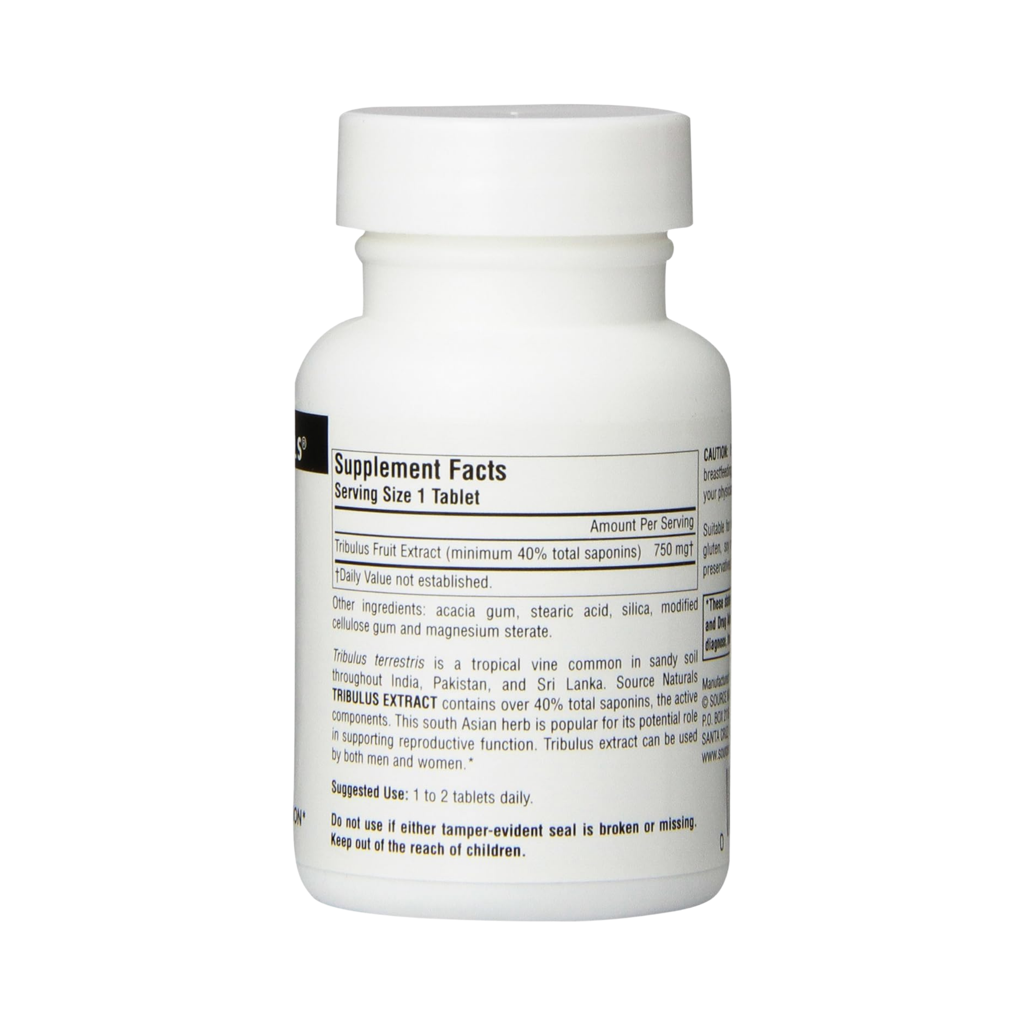 Source Naturals, Tribulus Extract, 750 Mg, 30 Tablets