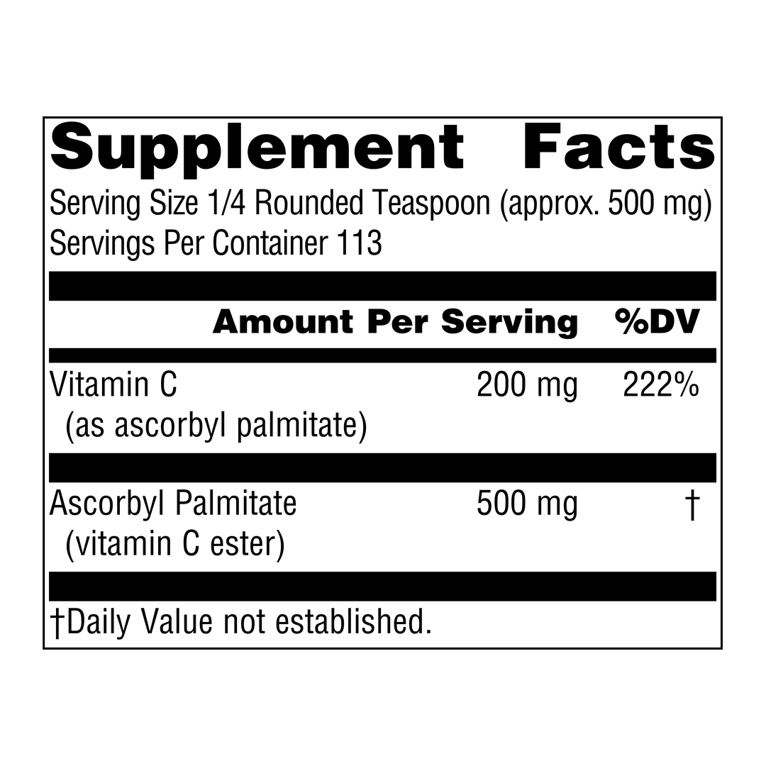 Source Naturals, Ascorbyl Palmitate, 2 Oz Powder