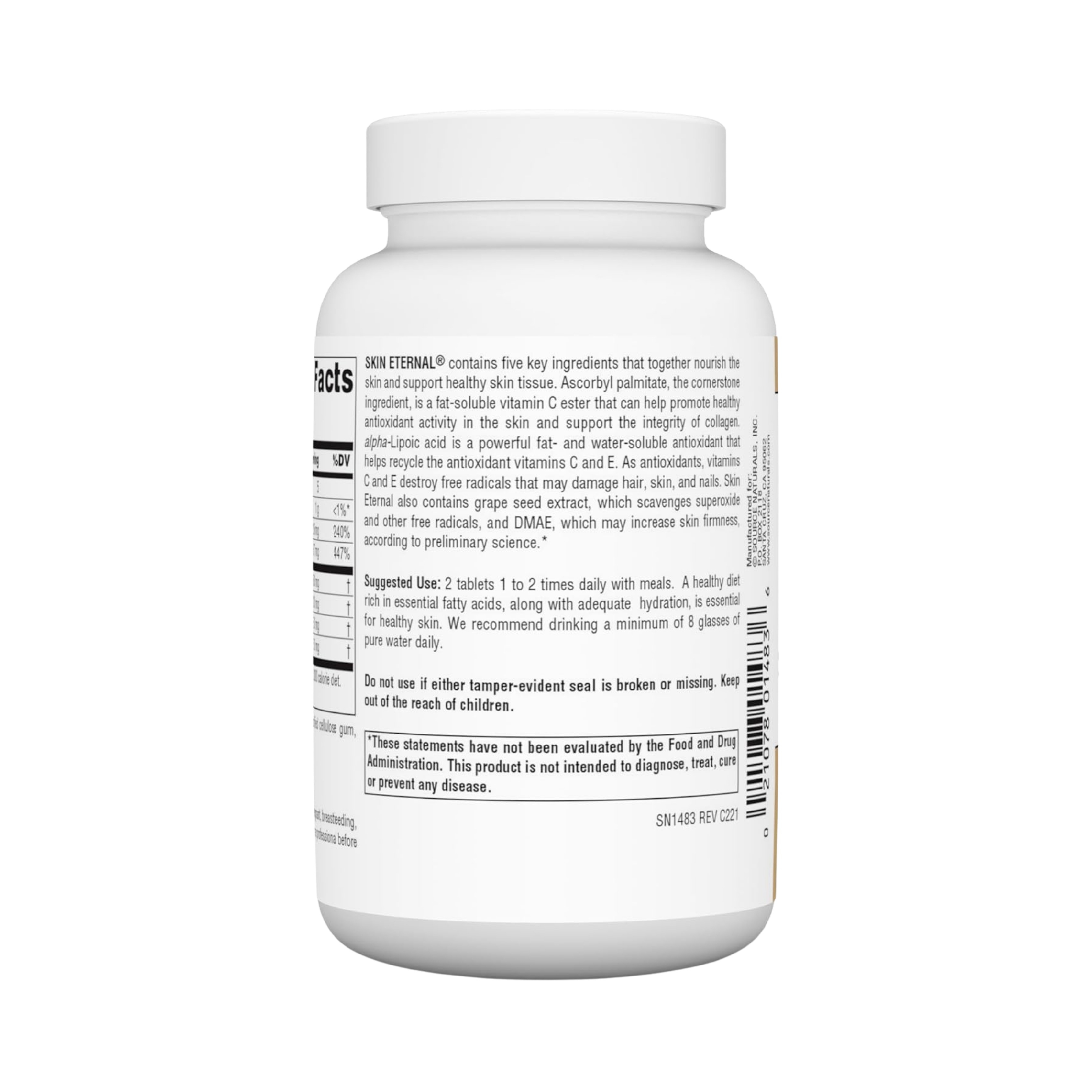 Source Naturals, Skin Eternal, 120 Tablets