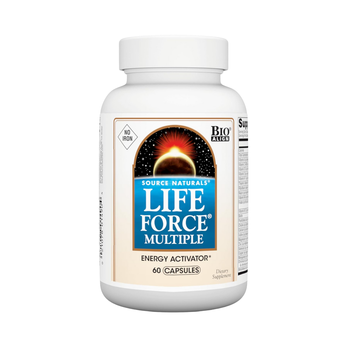 Source Naturals, Life Force, Multiple, No Iron, 60 Capsules