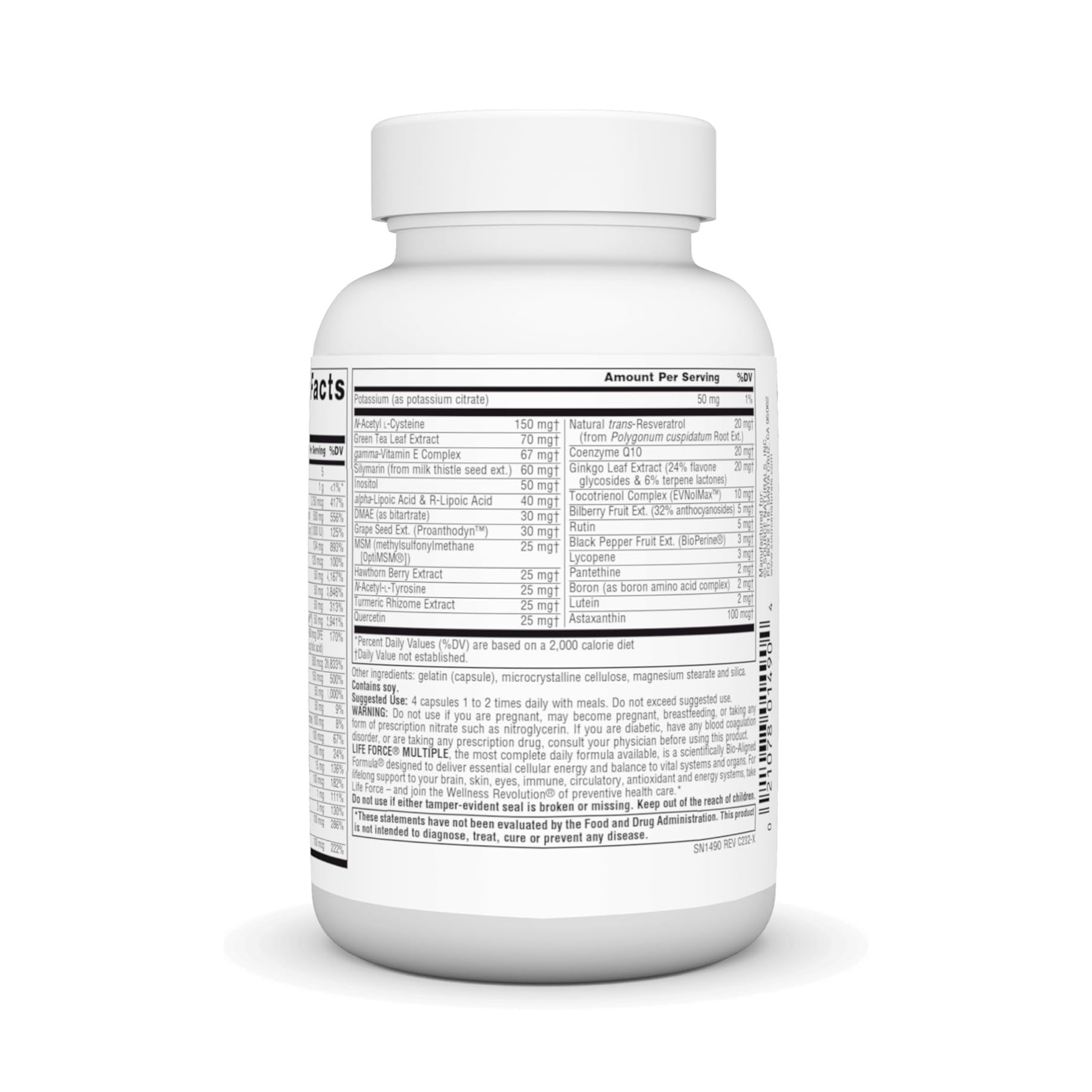 Source Naturals, Life Force, Multiple, No Iron, 60 Capsules