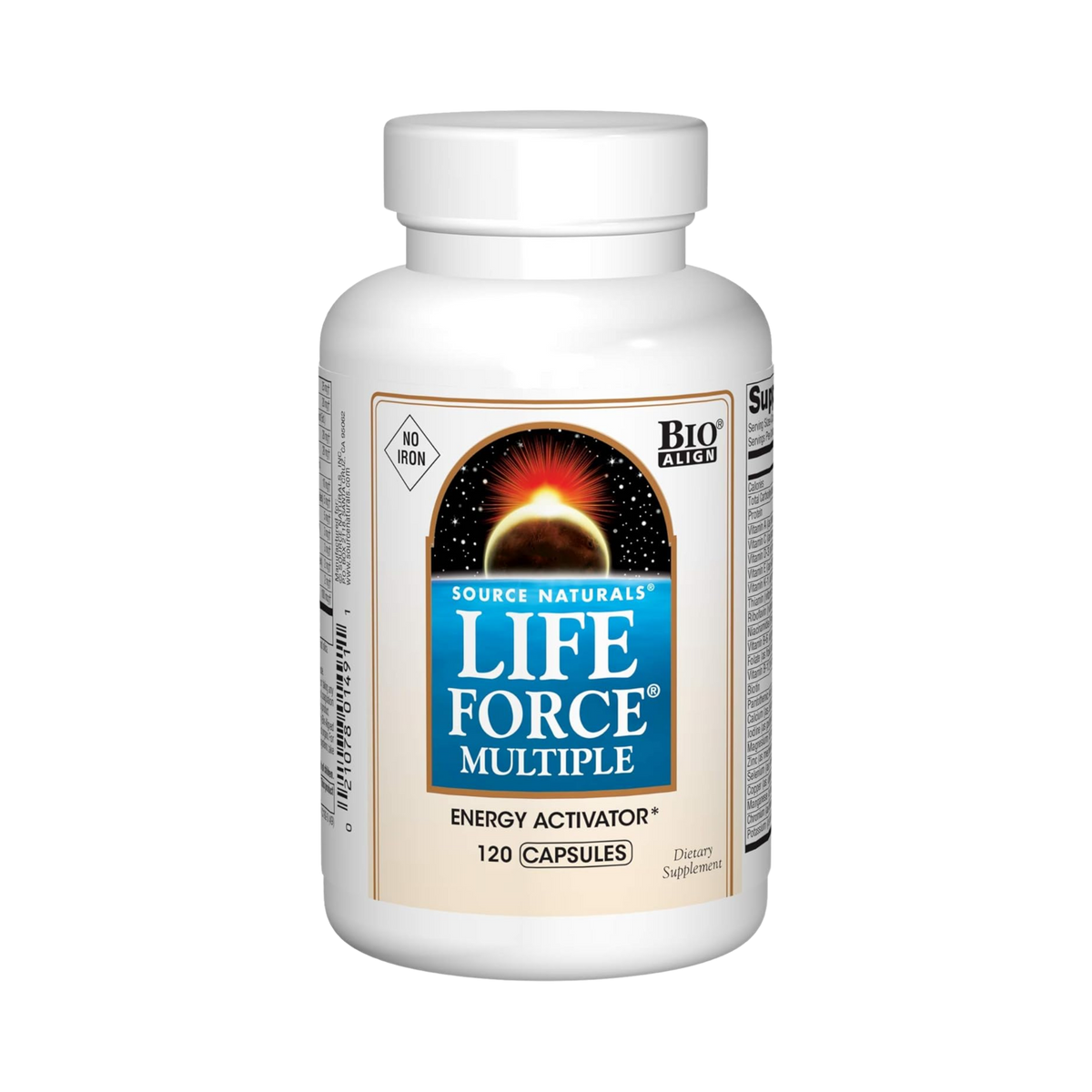 Source Naturals, Life Force, Multiple, No Iron, 120 Capsules