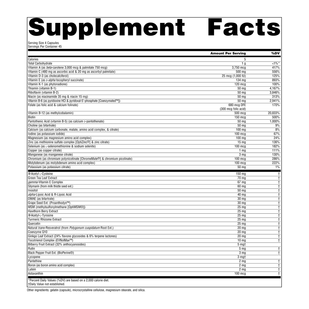 Source Naturals, Life Force, Multiple, No Iron, 180 Capsules