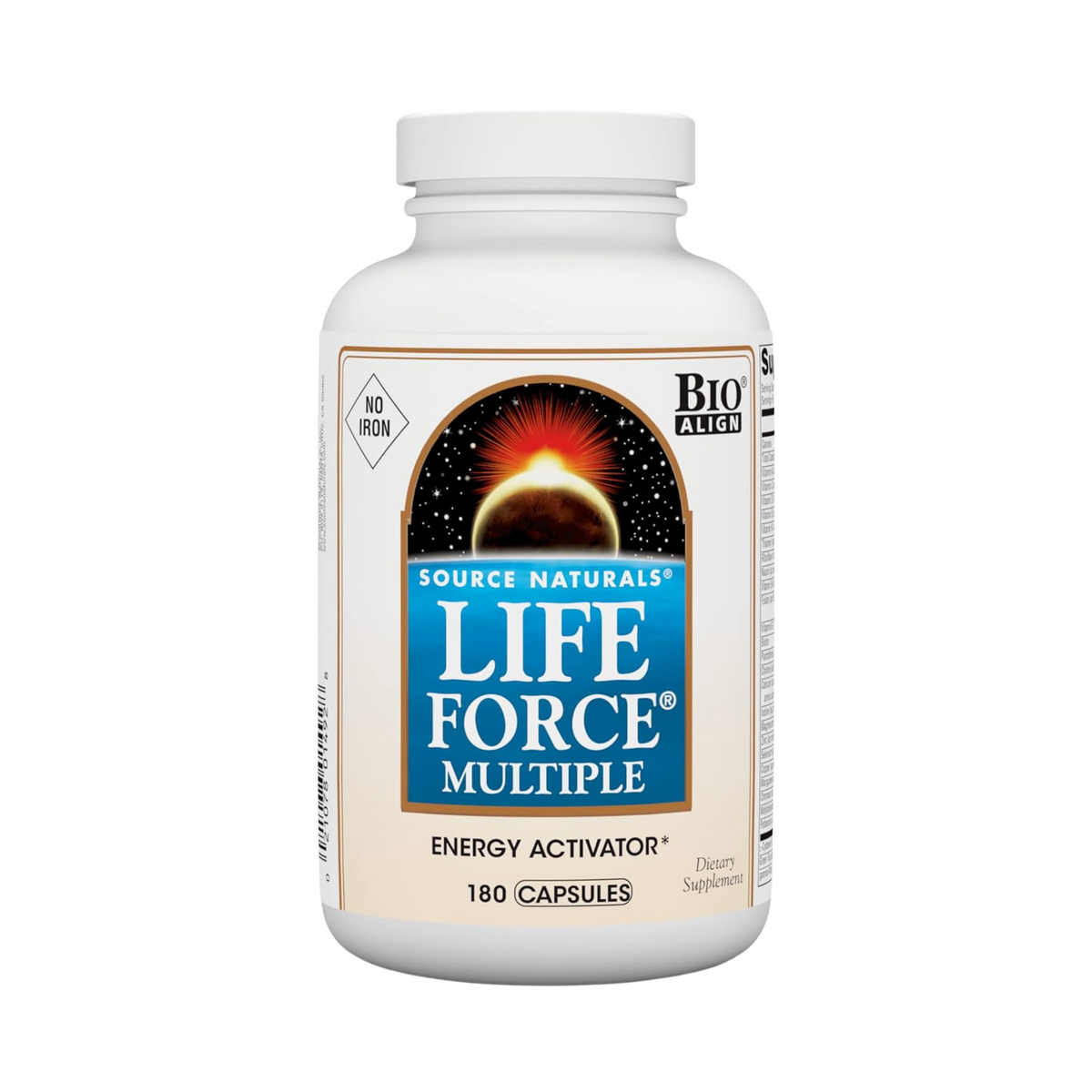 Source Naturals, Life Force, Multiple, No Iron, 180 Capsules