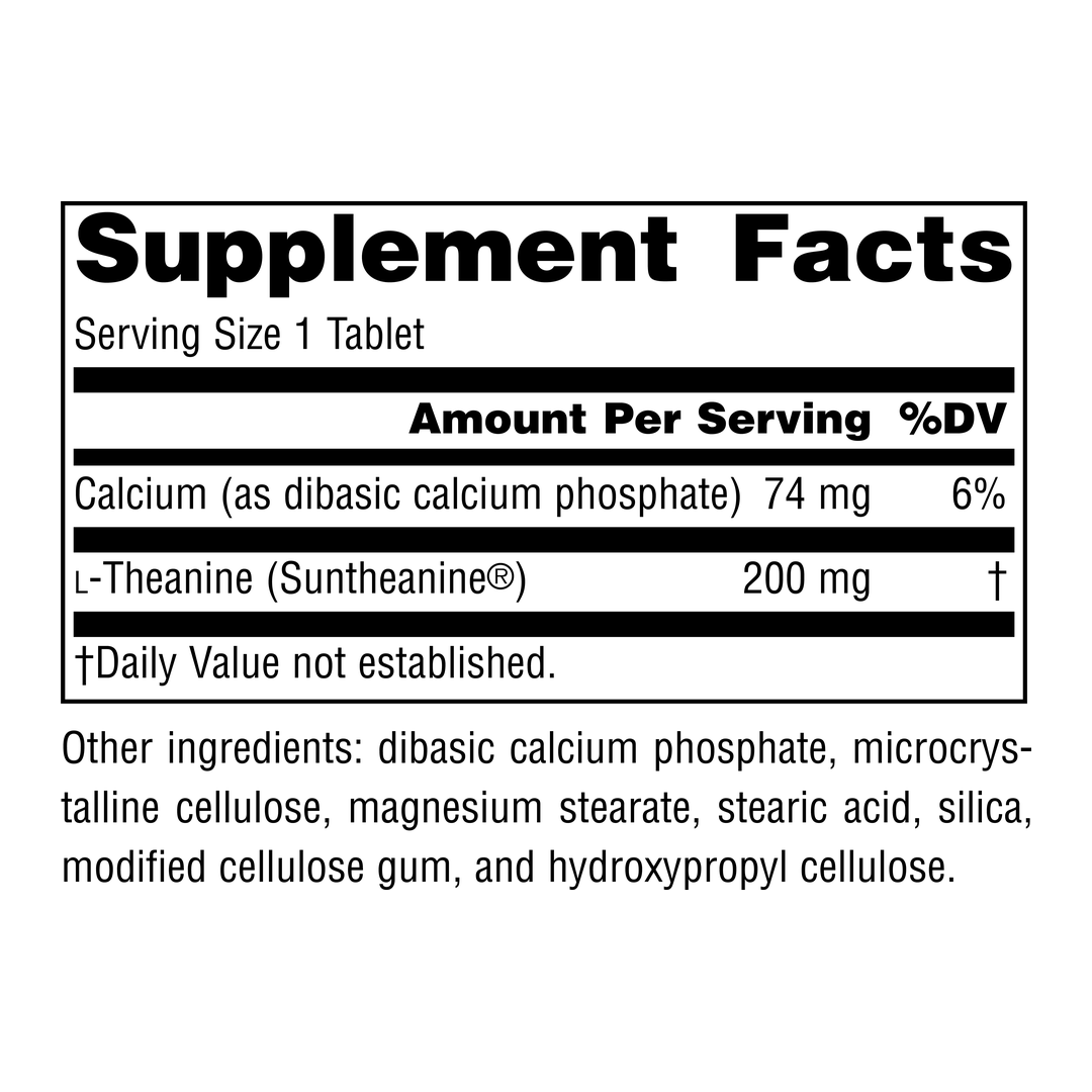 Source Naturals, Serene Science L-Theanine, 200 Mg, 60 Tablets