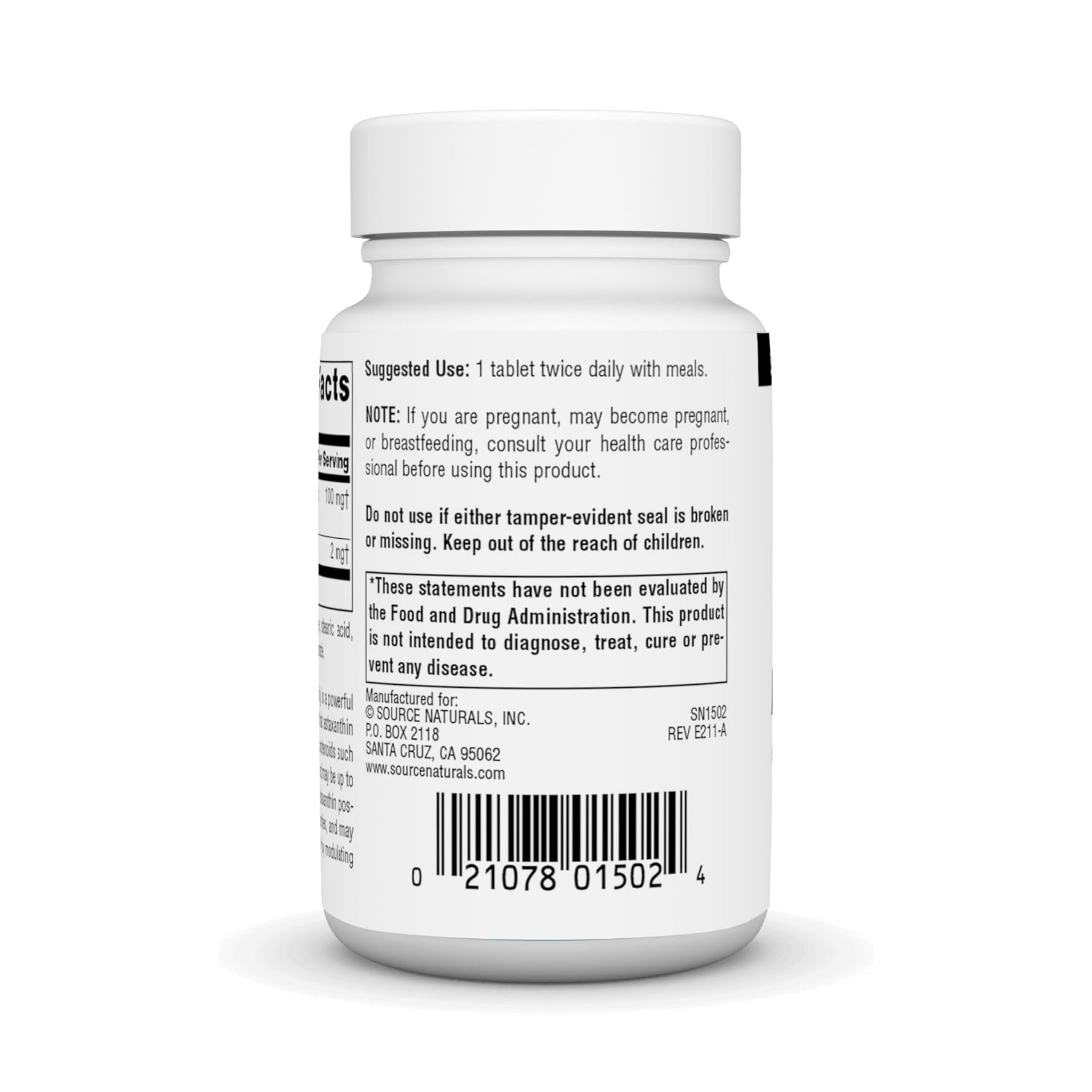 Source Naturals, Astaxanthin, 2 Mg, 120 Tablets