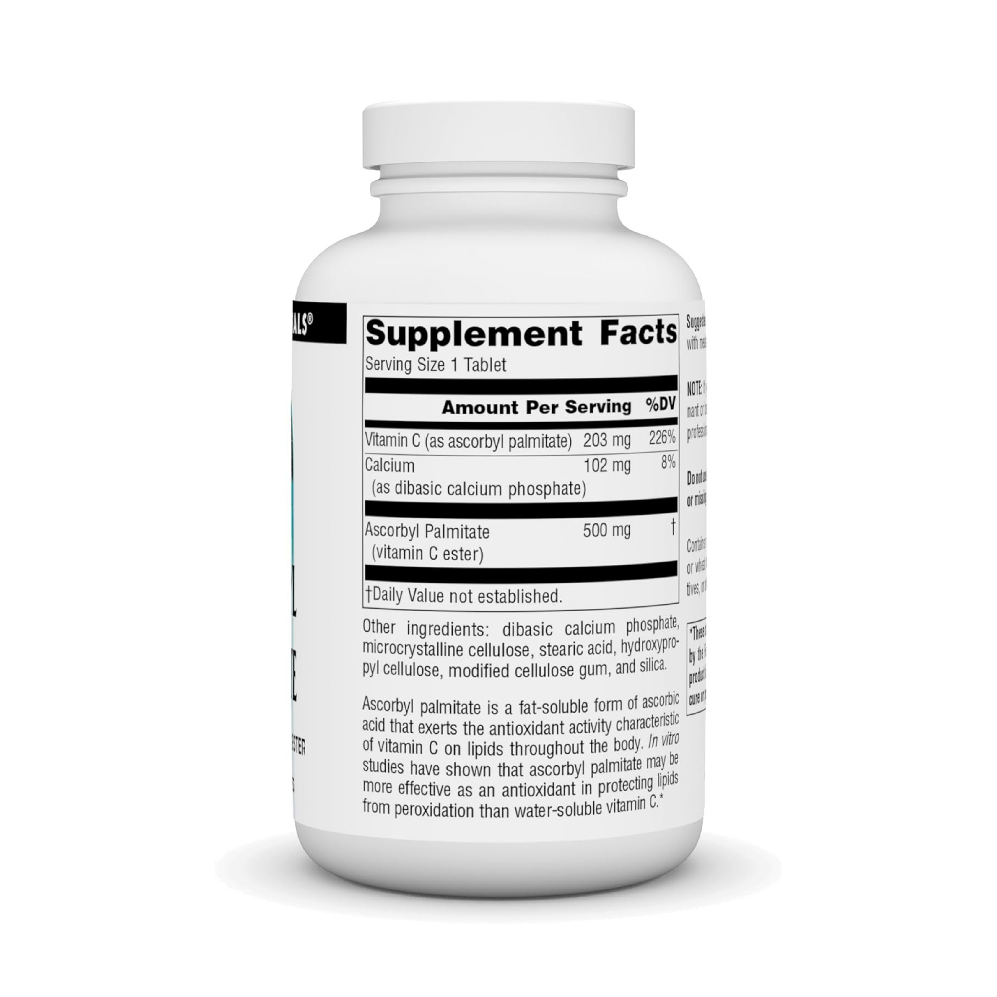 Source Naturals, Ascorbyl Palmitate, 500 Mg, 180 Tablets