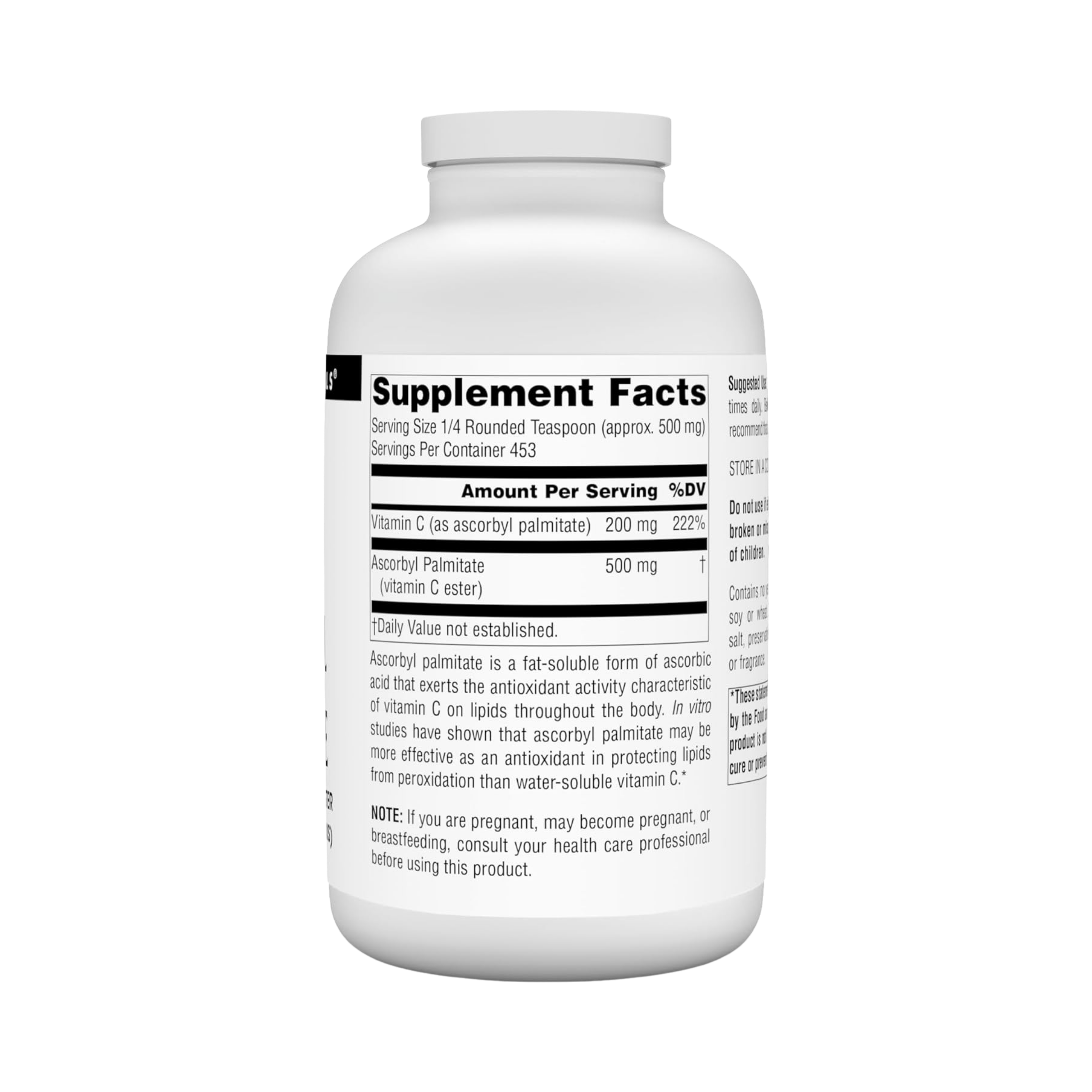 Source Naturals, Ascorbyl Palmitate, 8 Oz Powder