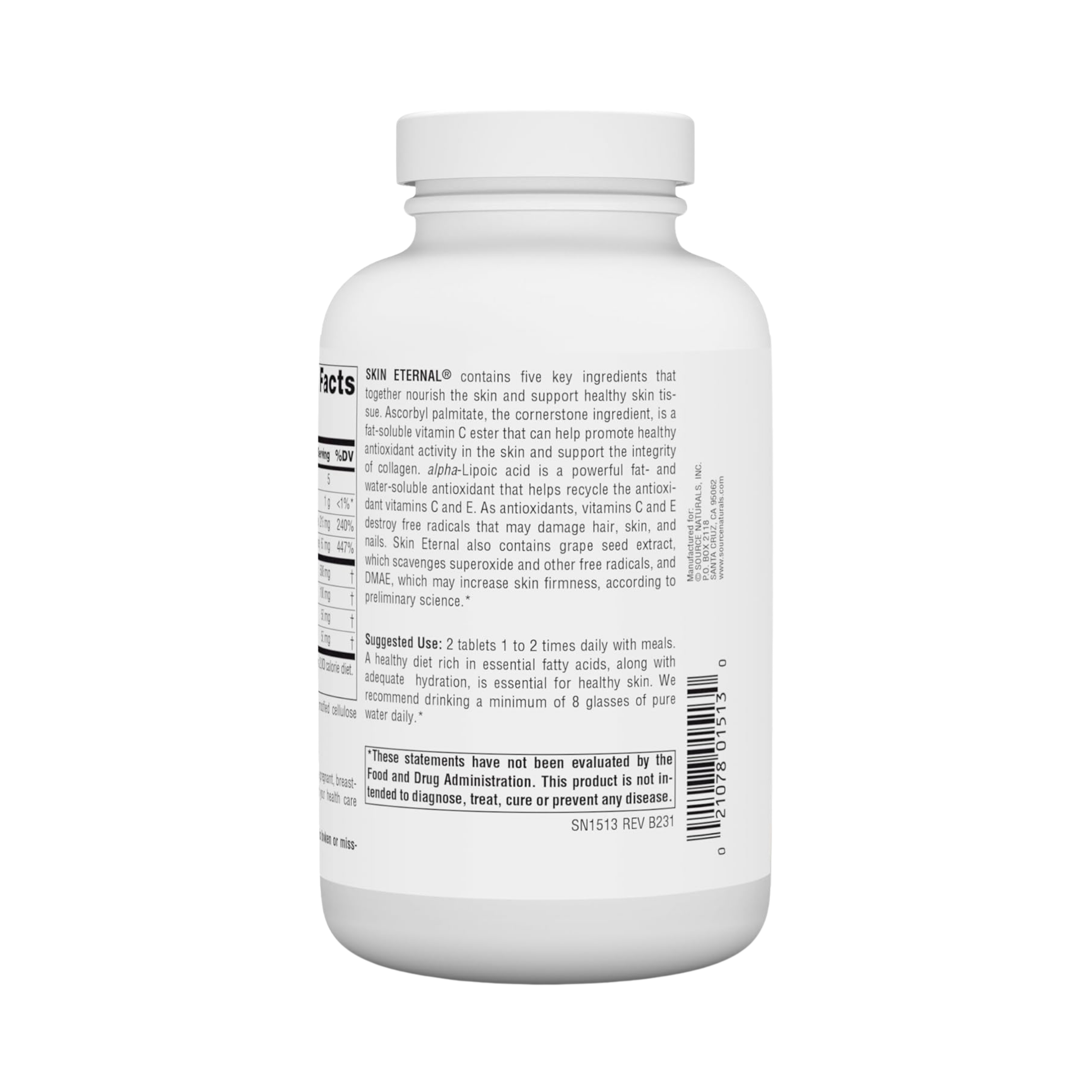 Source Naturals, Skin Eternal, 240 Tablets